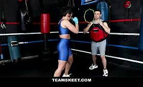 Fat Ass Does KickBoxing and Fucking